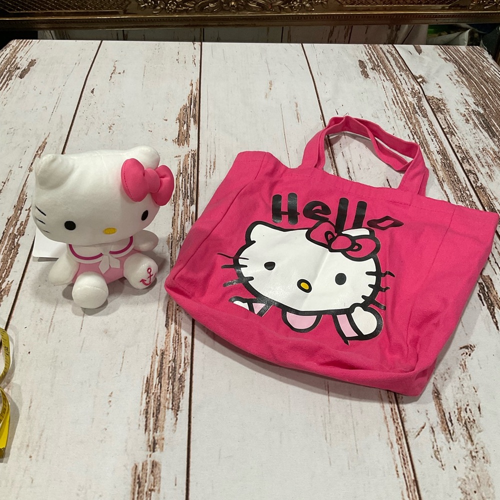 NWT SAILOR HELLO KITTY AND SMALL TOTE - Picture 7 of 7